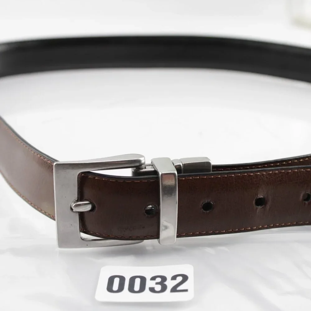 Chaps Mens Dress Belt Size 36 Reversible‎ Black Brown Business Casual 1 1/4 Inch